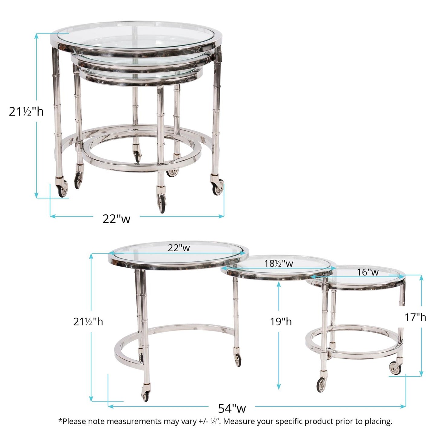 Telescoping Bar Cart