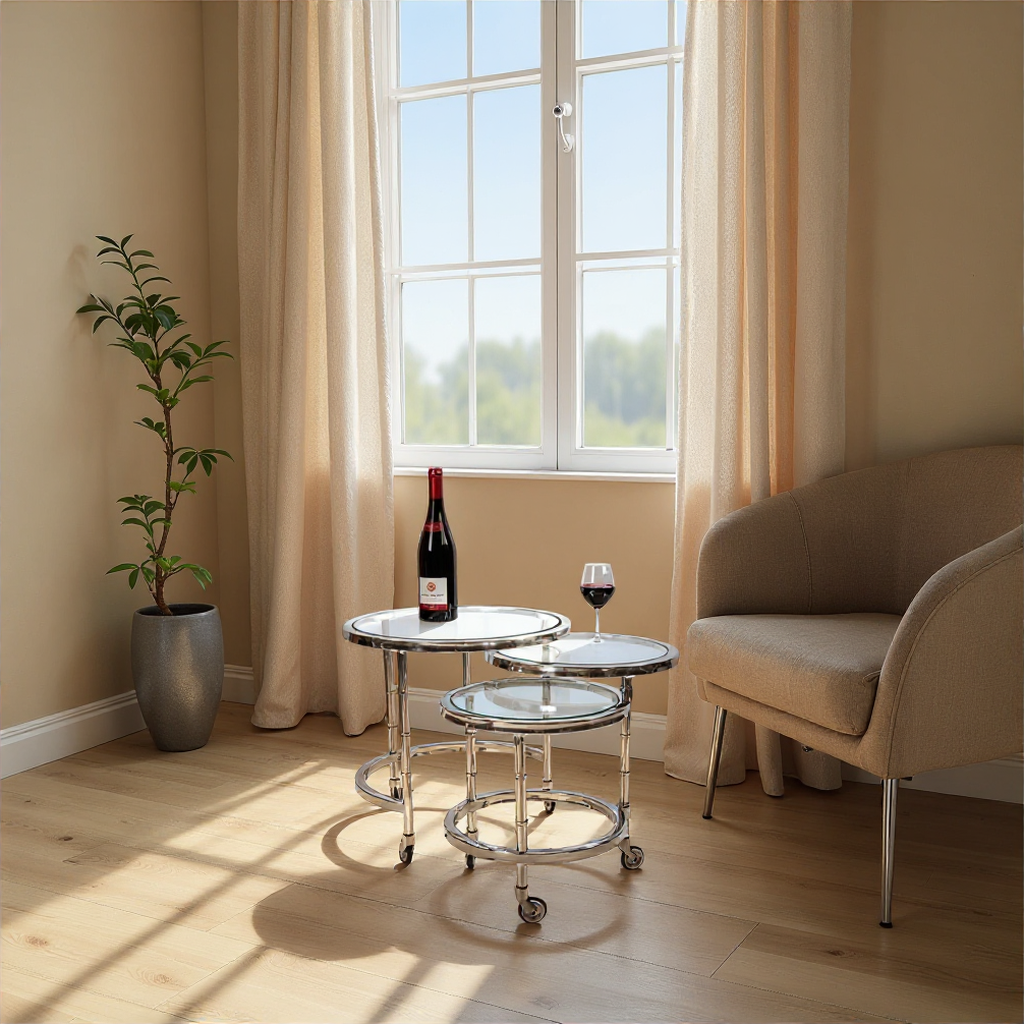 Telescoping Bar Cart