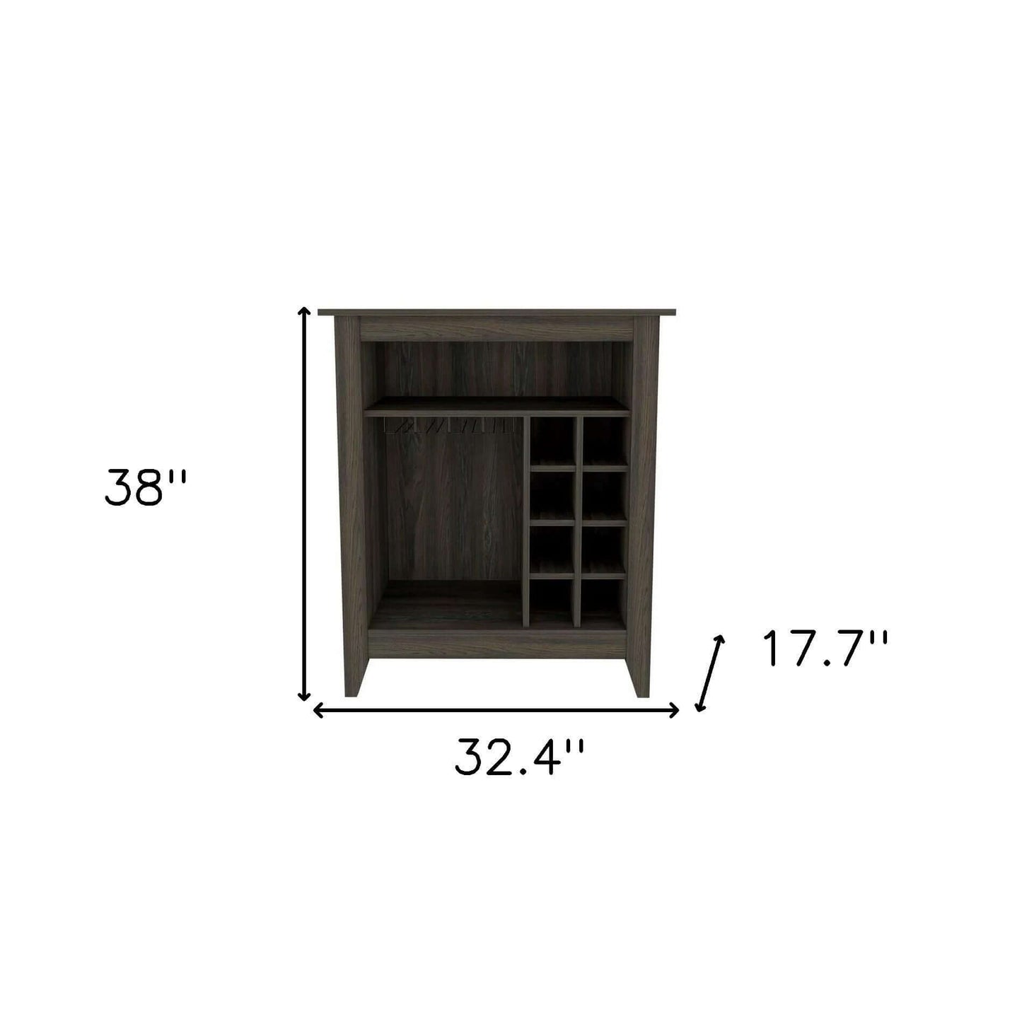Modern Black Bar and Wine Storage CabinetS
