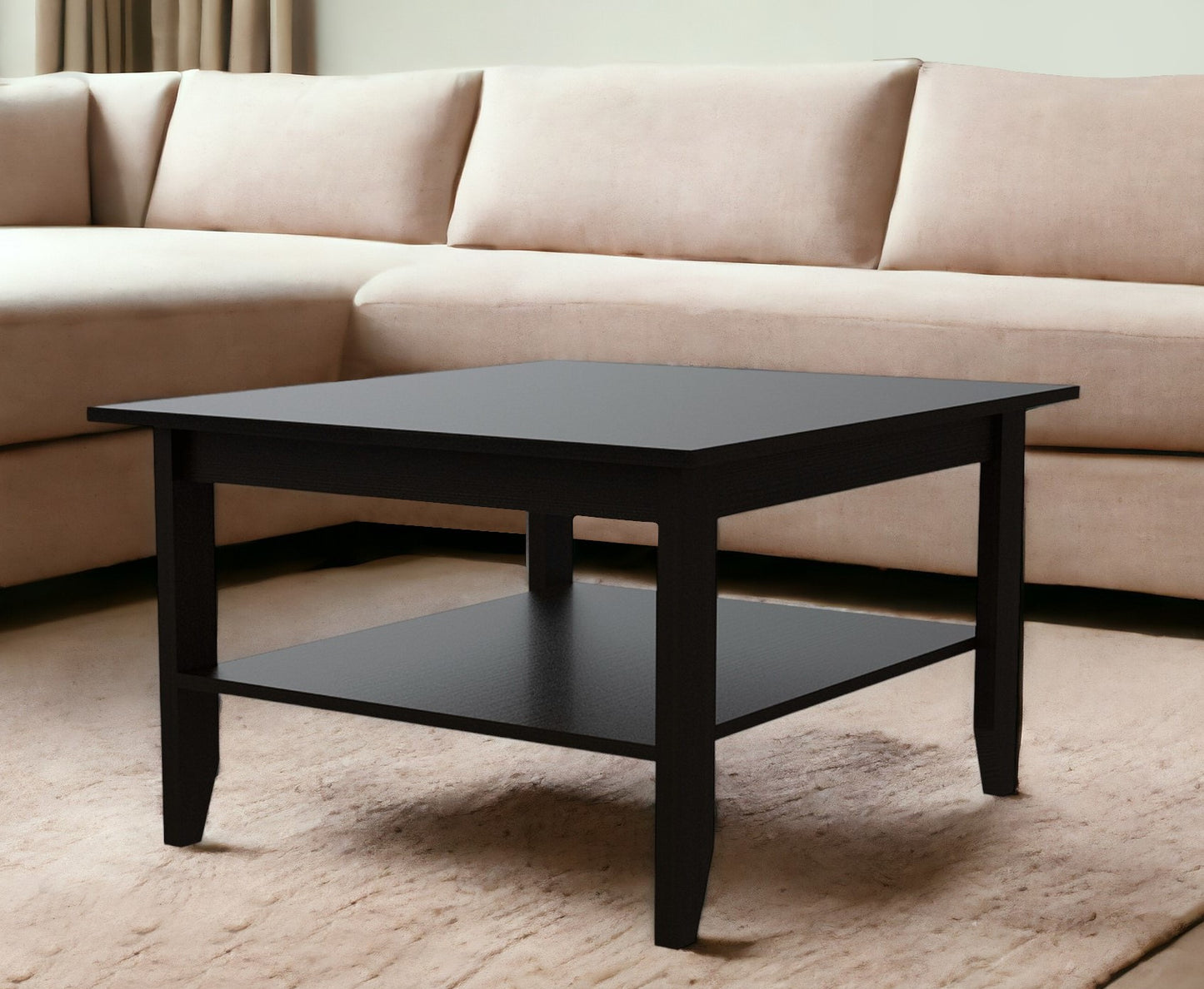 Open Shelving Bar cart And Coffee Table Set
