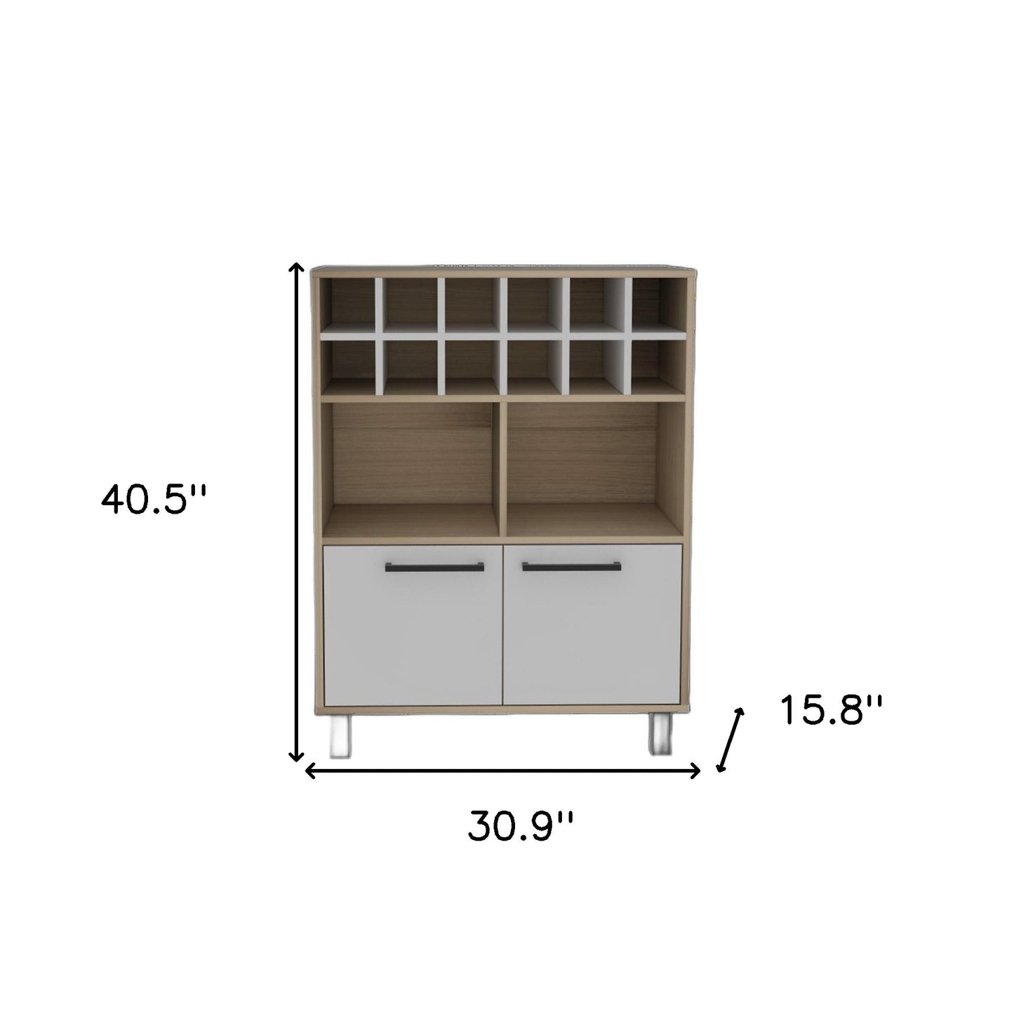 Brown Bar Cart