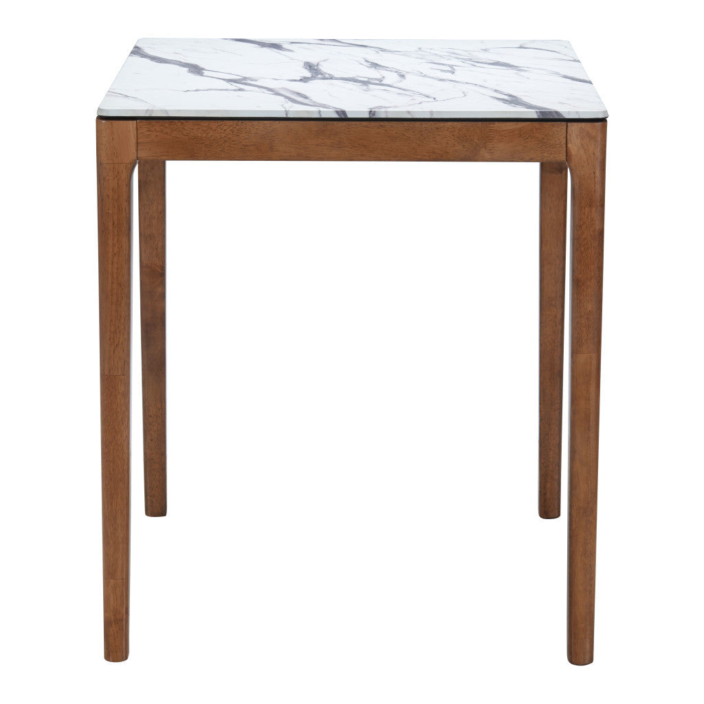 White Solid Wood Bar Table