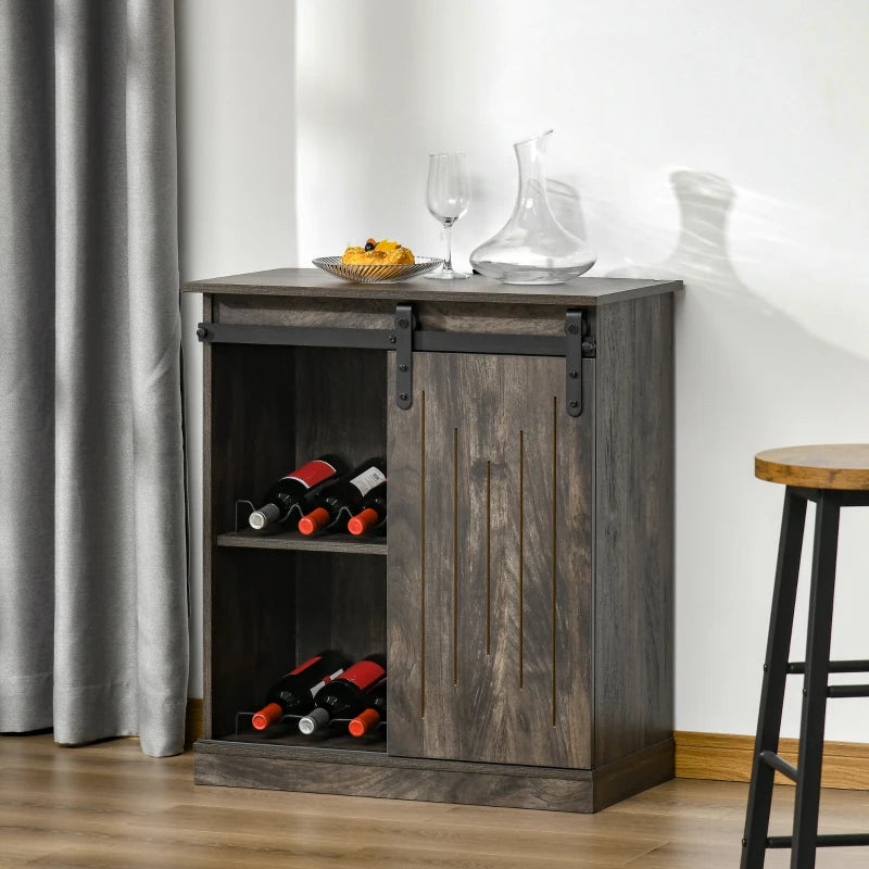 HOMCOM Industrial Wine Cabinet