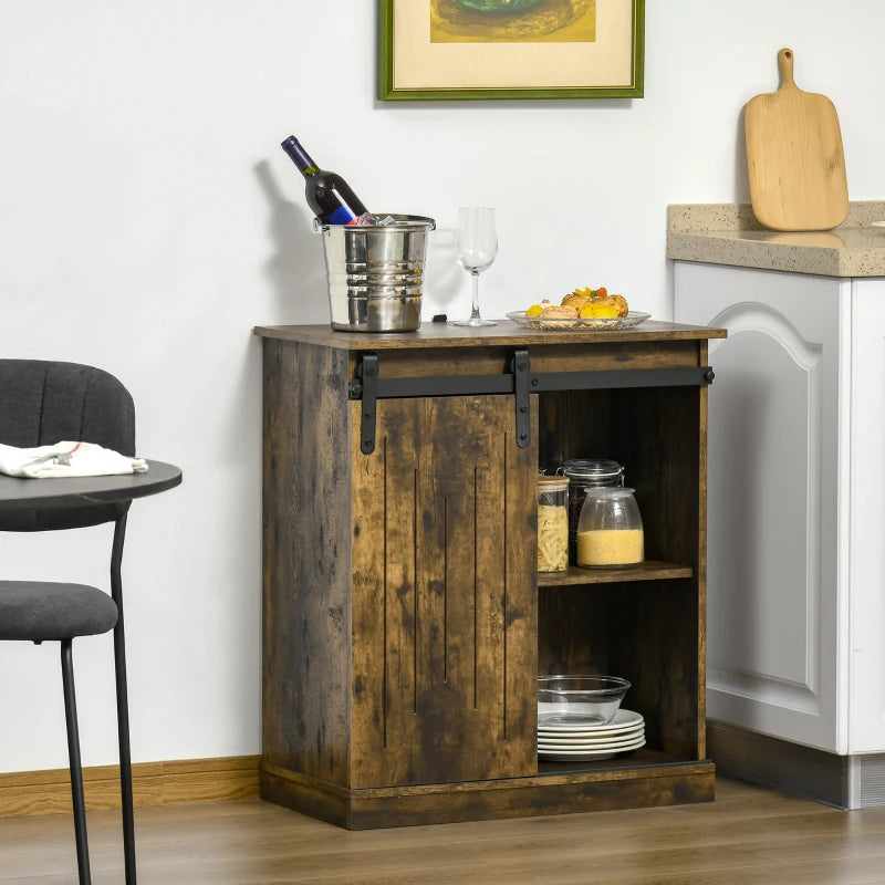 HOMCOM Industrial Wine Cabinet