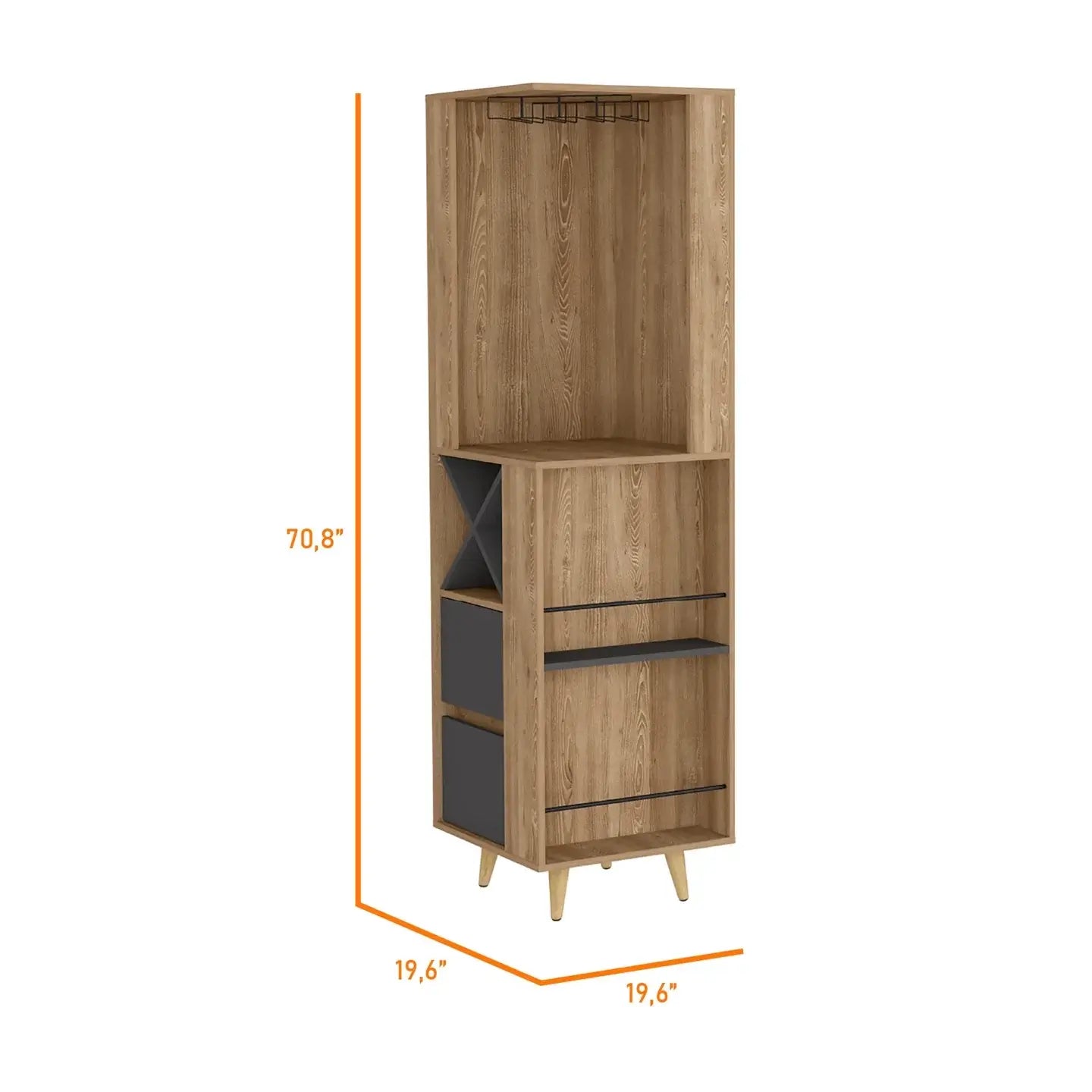 BOAHAUS Bar Carbinet
