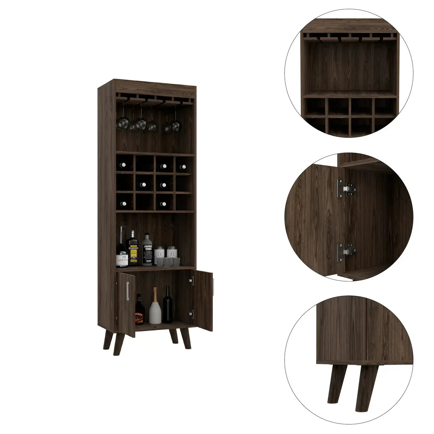 BOAHAUS Bar Cabinet