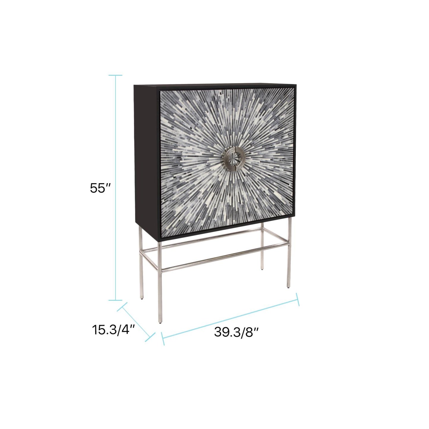 Aurora Square Bar Cabinet