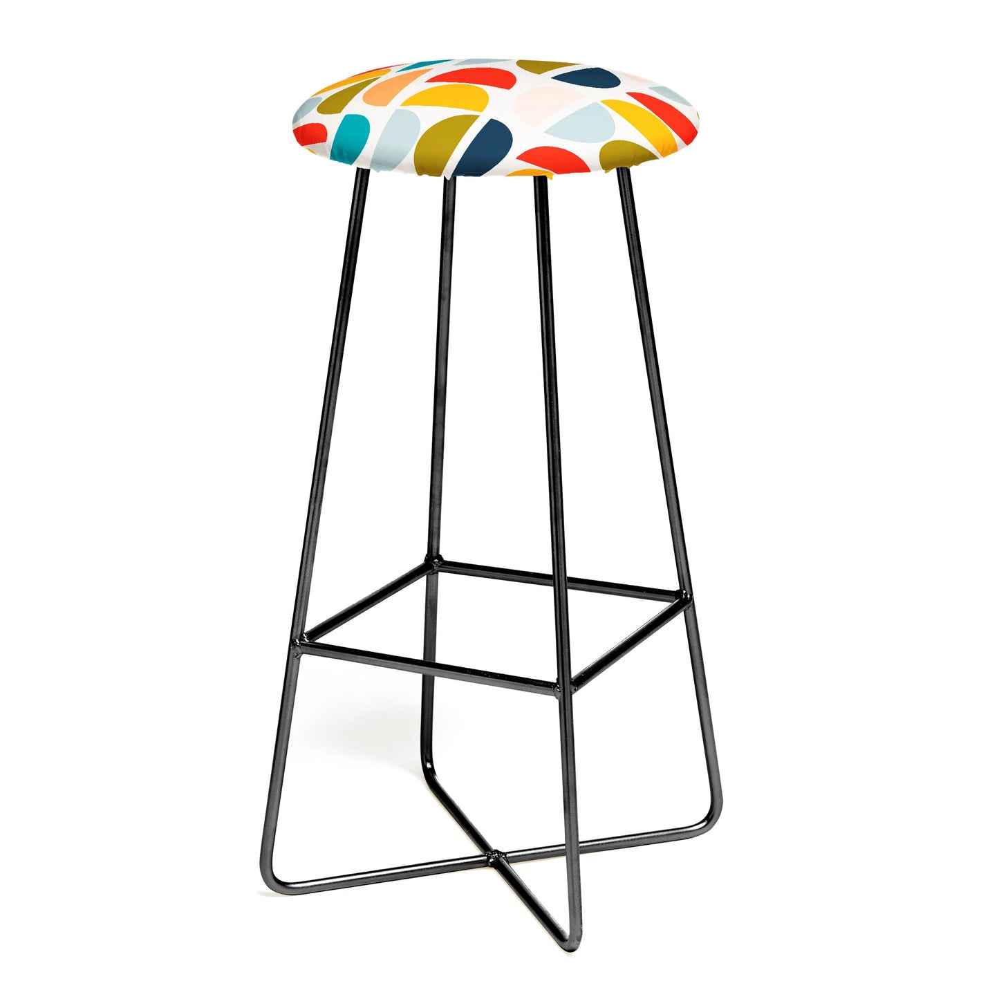 Mid century geometric vibes i stool