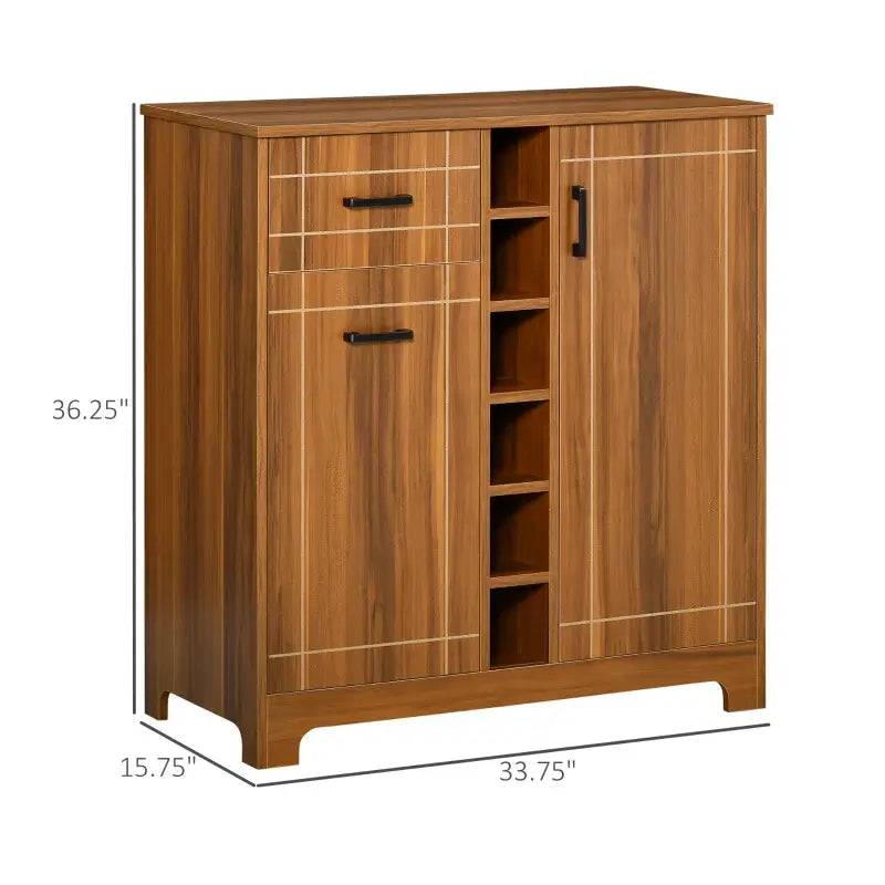 Aosom HOMCOM Retro Wine Cabinet for 6 Bottles