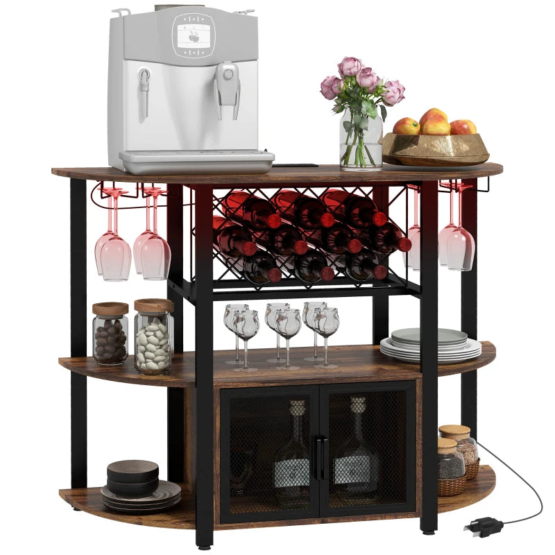 HOMCOM Wine Bar Cabinet
