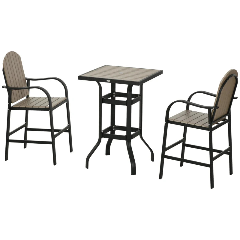 Outsunny Aluminum Frame 3 PCS Bar Set