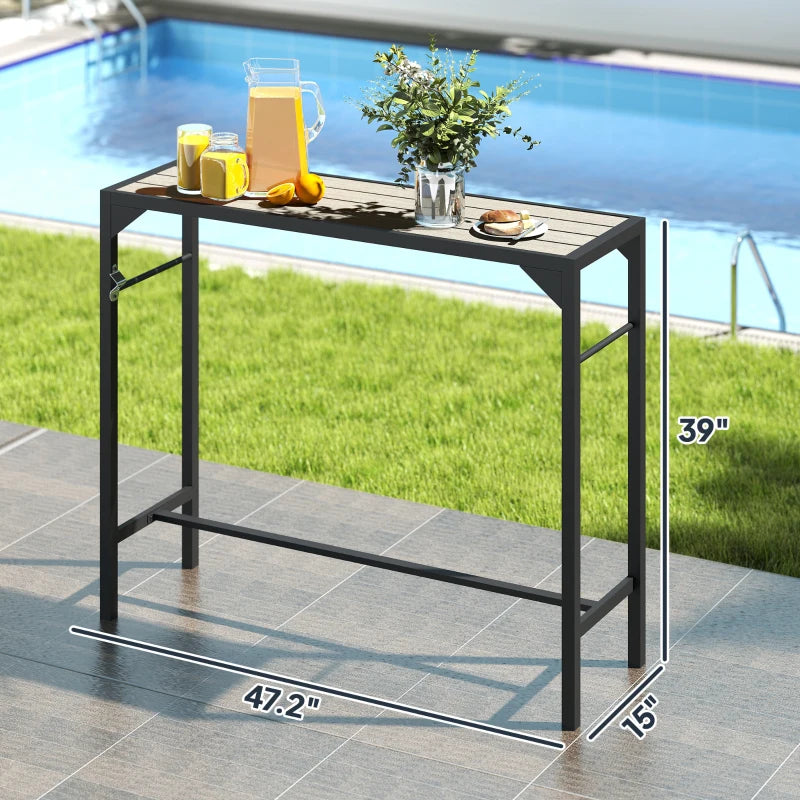 Outdoor Patio Bar Table