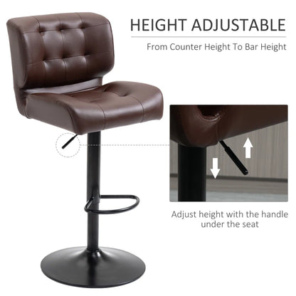 HOMCOM Bar Height Bar Stools Set