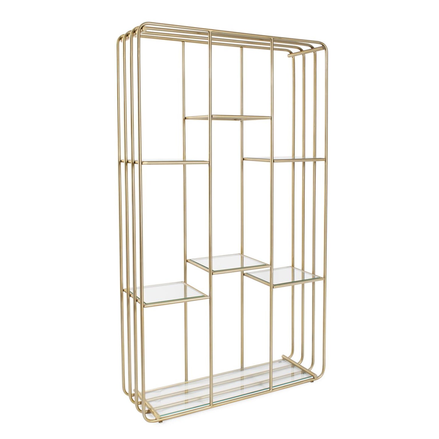 Perth Matte Gold Etagere