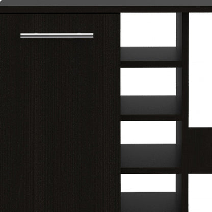 Contemporary Rolling Bar Cabinet