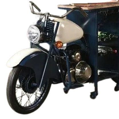 Industrial Style Rolling Bar Cart