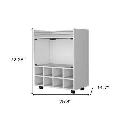 Freestanding Bar Cart and Cabinet