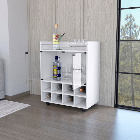 Freestanding Bar Cart and Cabinet