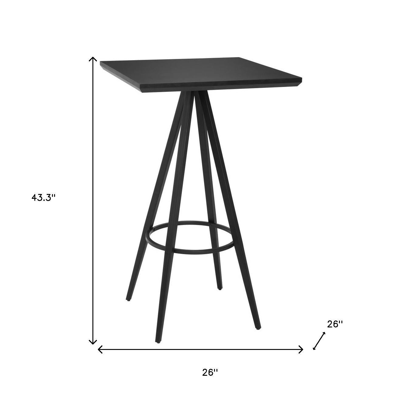 26" Black Squared Server