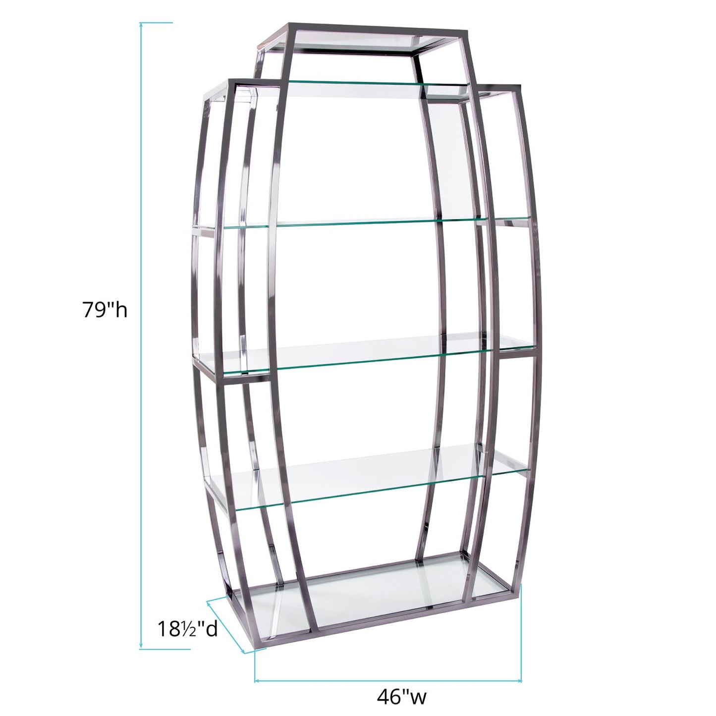 Black Nickel Stainless Steel Etagere