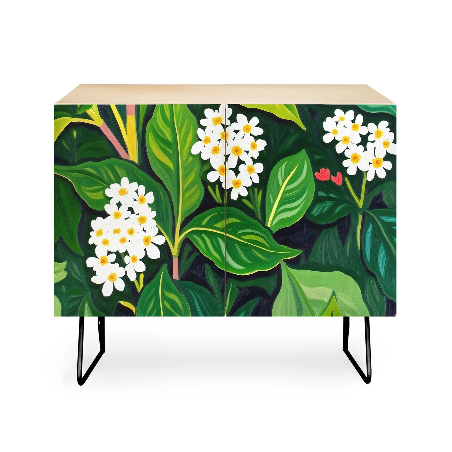 83 oranges beneath canopy credenza cabinet