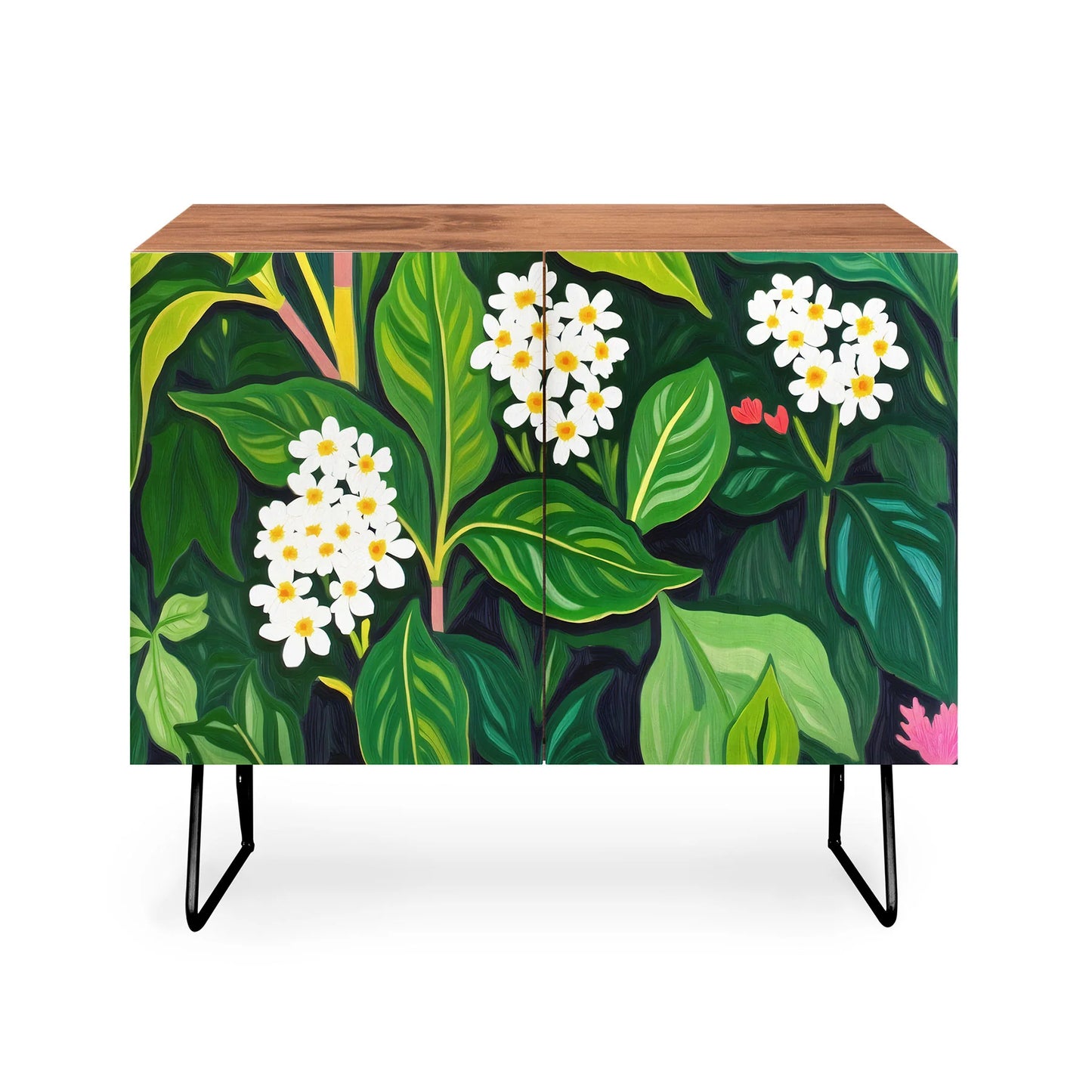 83 oranges beneath canopy credenza cabinet