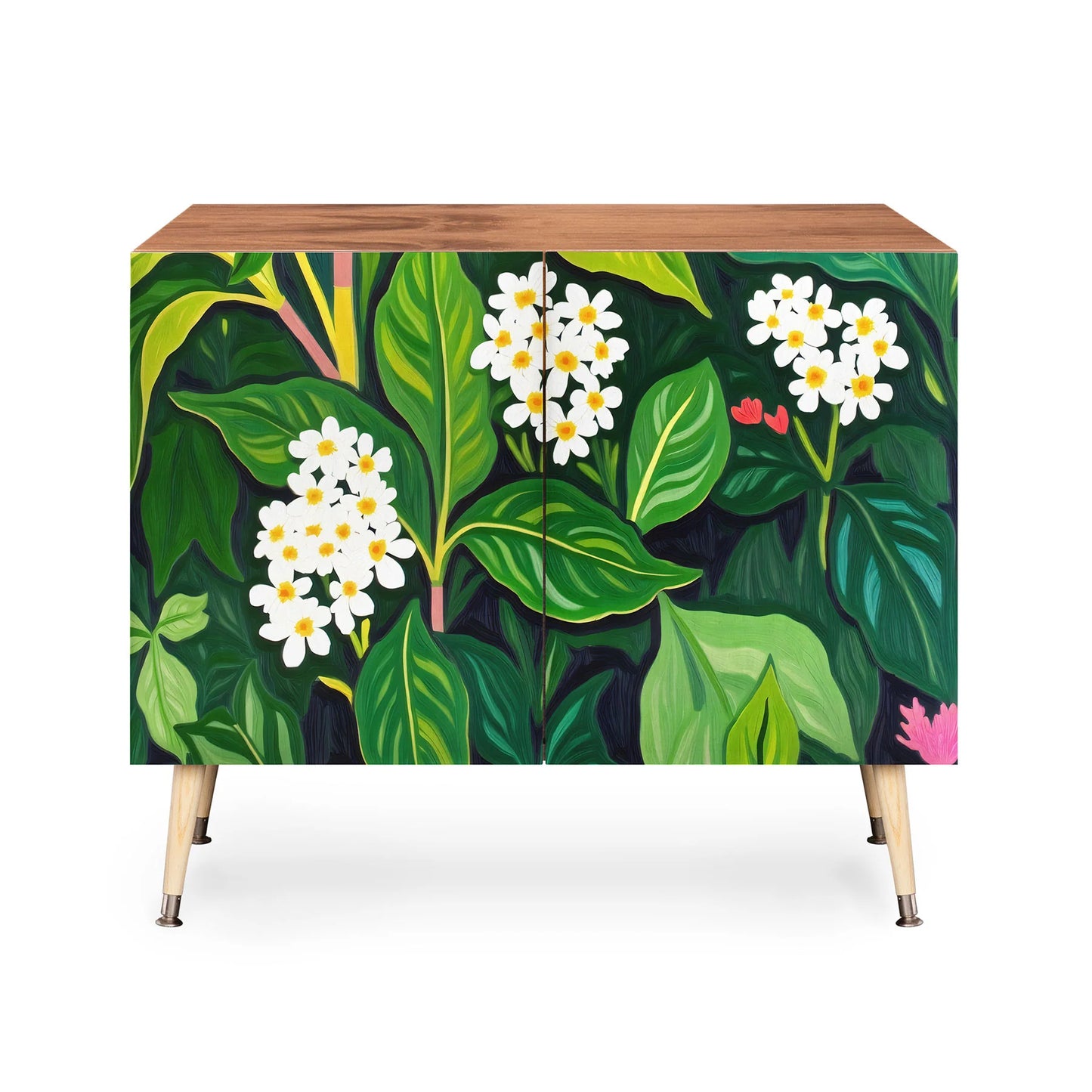 83 oranges beneath canopy credenza cabinet