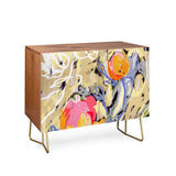 83 oranges blooms in the butter forest cabinet credenza