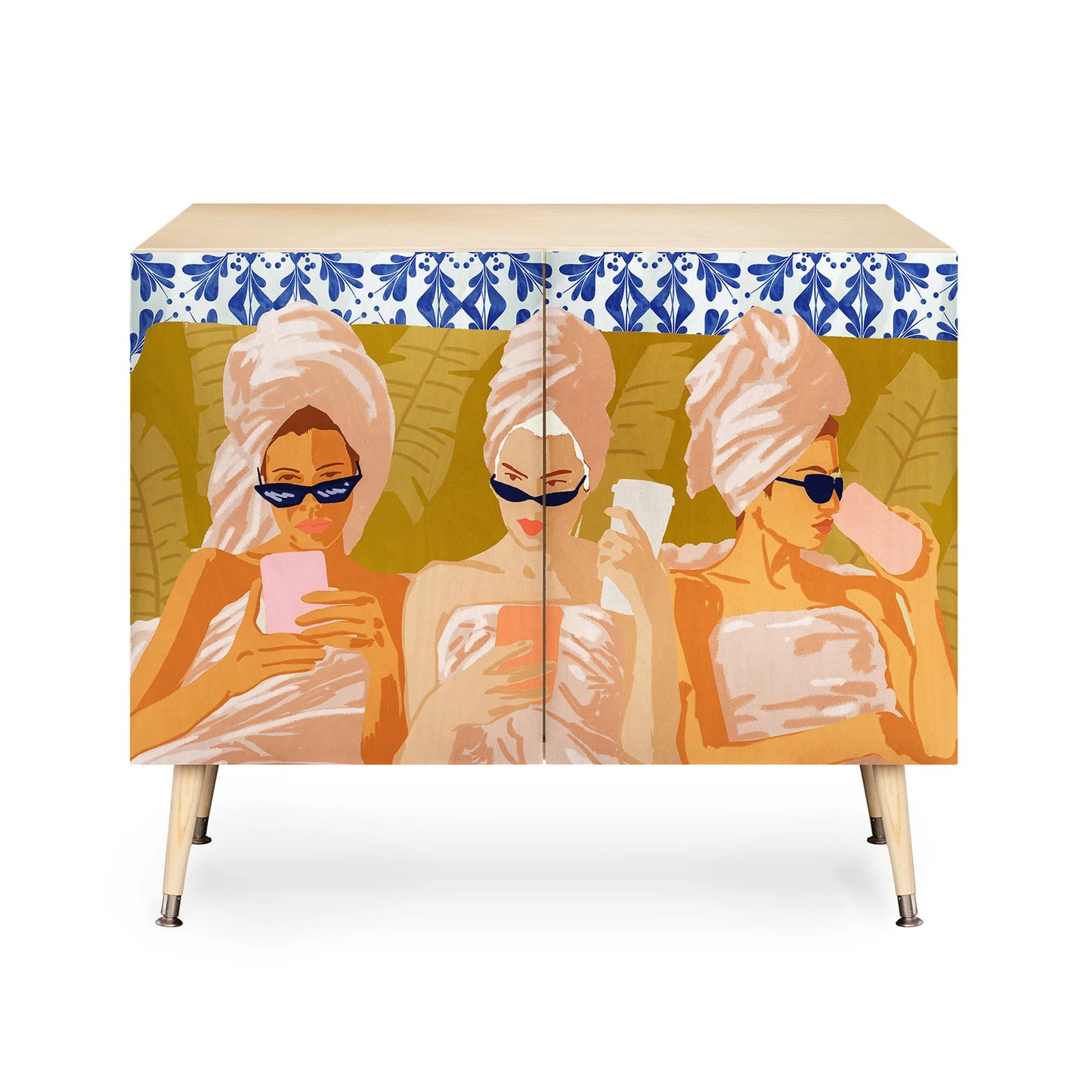 83 oranges ladies only club cabinet credenza
