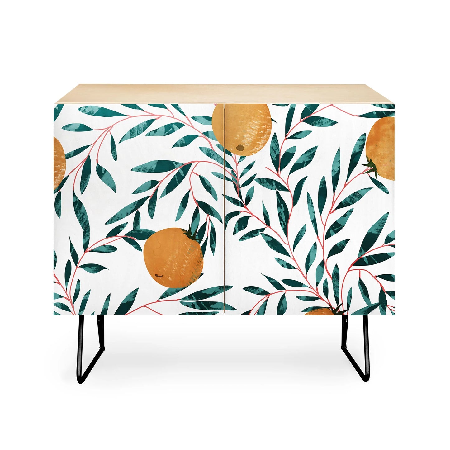  83 oranges mandarins cabinet credenza