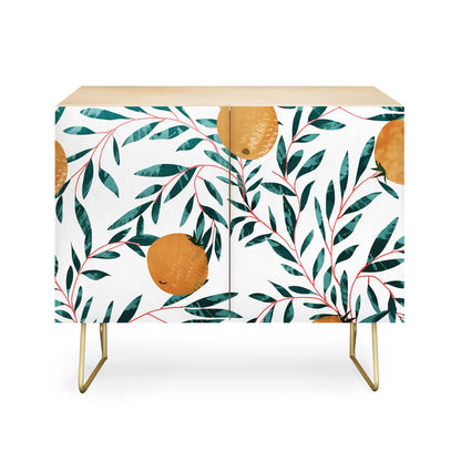  83 oranges mandarins cabinet credenza