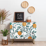  83 oranges mandarins cabinet credenza