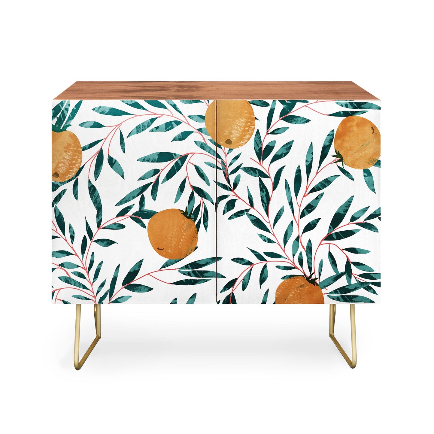  83 oranges mandarins cabinet credenza
