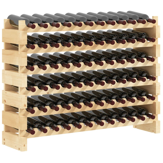 HOMCOM Stackable Wine Rack, Modular Storage