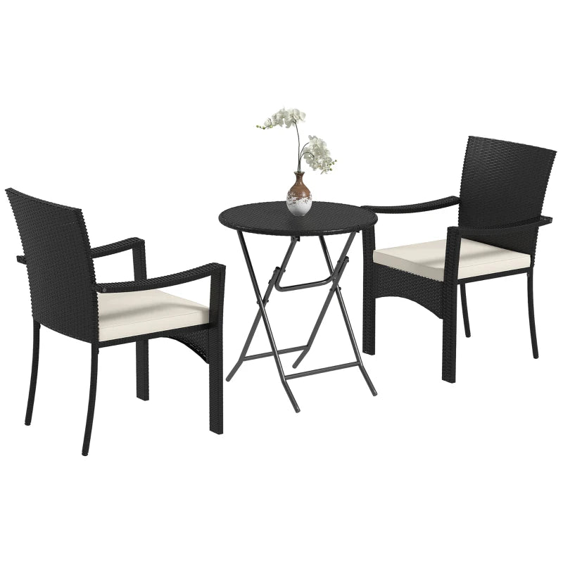Outdoor Patio Wicker Bistro Furniture Set