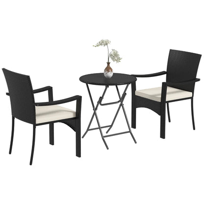 Outdoor Patio Wicker Bistro Furniture Set