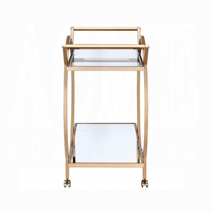 Elegant Traverse Serving Bar Cart