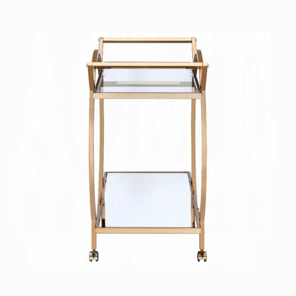 Elegant Traverse Serving Bar Cart