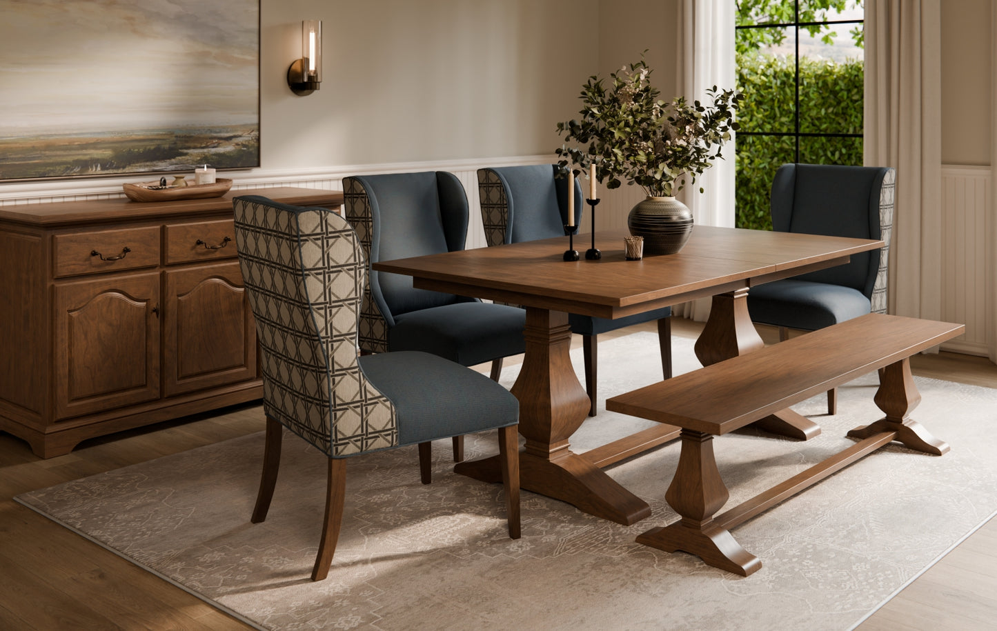 Abilene Solid Wood Amish Buffet