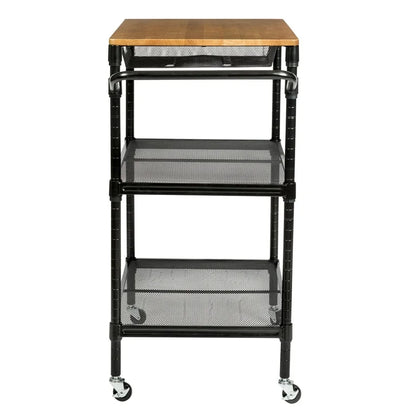 Honey Can Do Rolling Versatile Kitchen Bar Cart