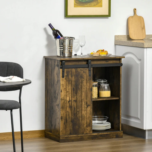 HOMCOM Industrial Wine Cabinet