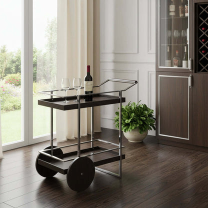Iron Rolling Bar Cart