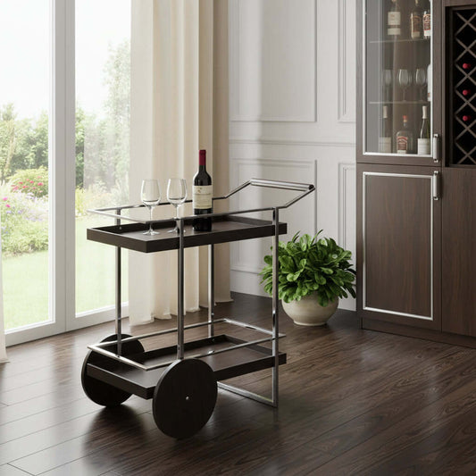 Iron Rolling Bar Cart