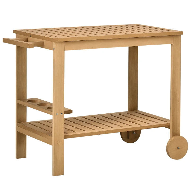Outsunny Outdoor Bar Cart