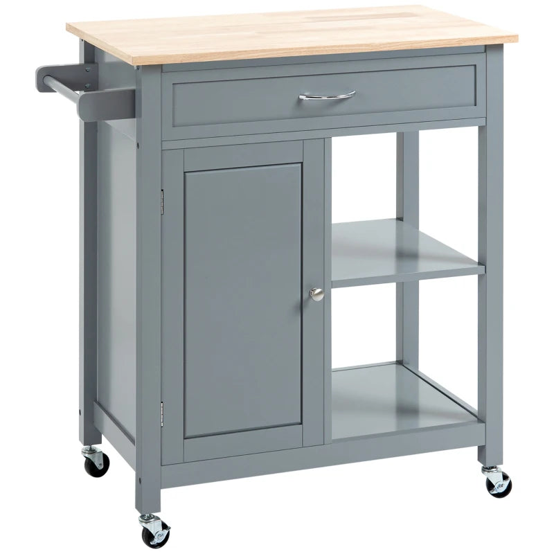 HOMCOM Kitchen Island Cart