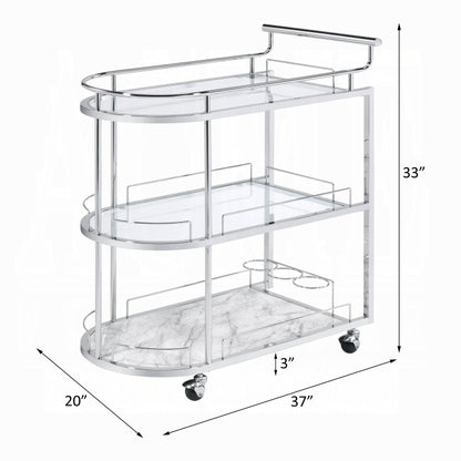 Inyo Serving Bar Cart