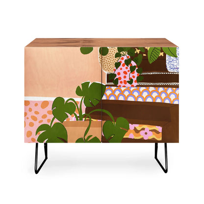 Alja horvat bohemian stairs cabinet credenza