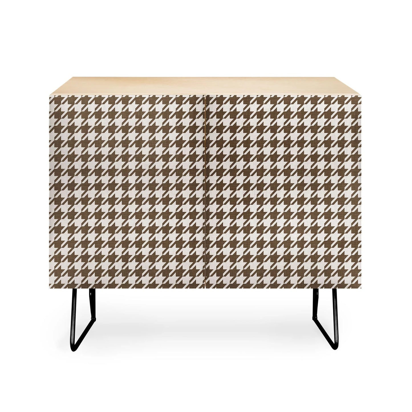 Avenie cozy houndstooth cabinet credenza