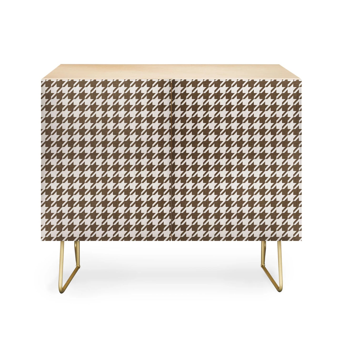 Avenie cozy houndstooth cabinet credenza