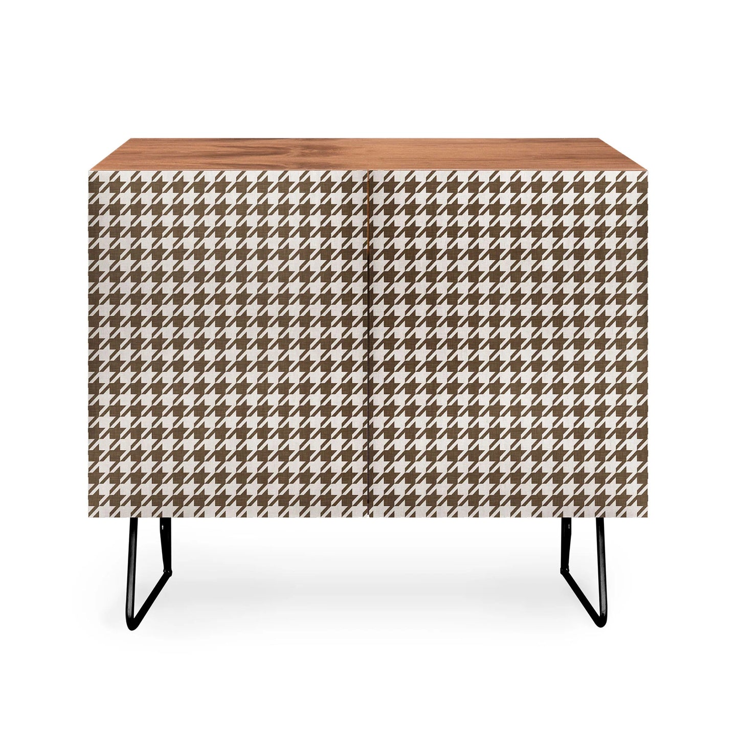 Avenie cozy houndstooth cabinet credenza